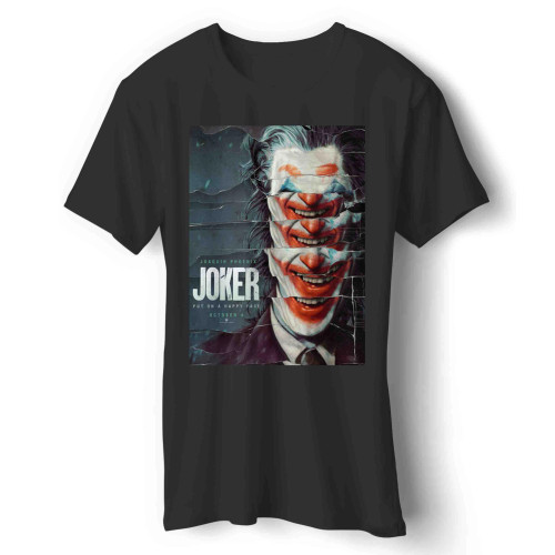 Joker Happy Face Man's T-Shirt Joker Happy Face Man's T-Shirt
