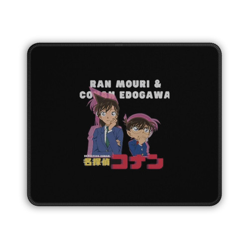 Detective Conan Anime Case Closed Conan Edogawa Ran Mori Mouse Pad