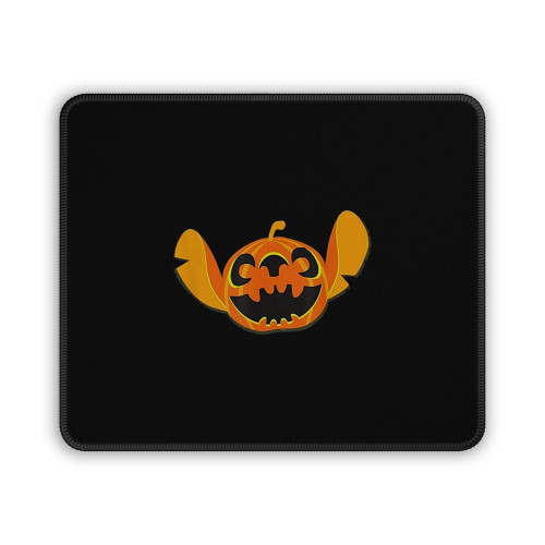 Disney Stitch Jack O Lantern Halloween Mouse Pad