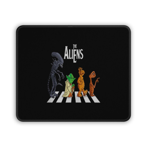 The Aliens Abbey Road Funny Mouse Pad