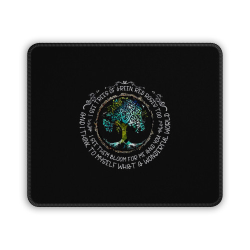 Earth Day What A Wonderful World Mouse Pad
