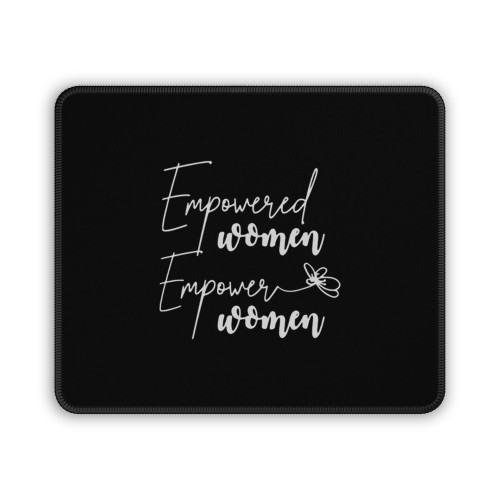 Empowered Woman Logo Art Mouse Pad