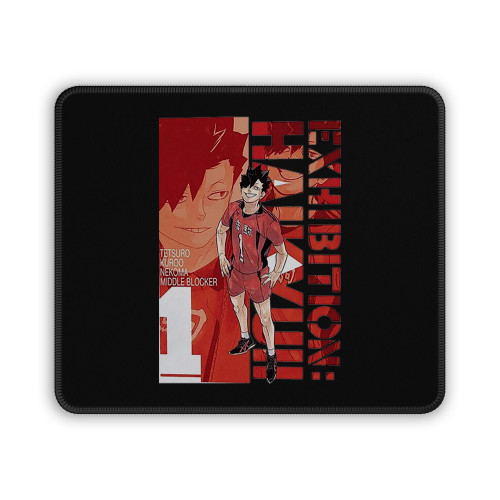 Exhibition Kuroo Tetsuro Nekoma Haikyuu Mouse Pad