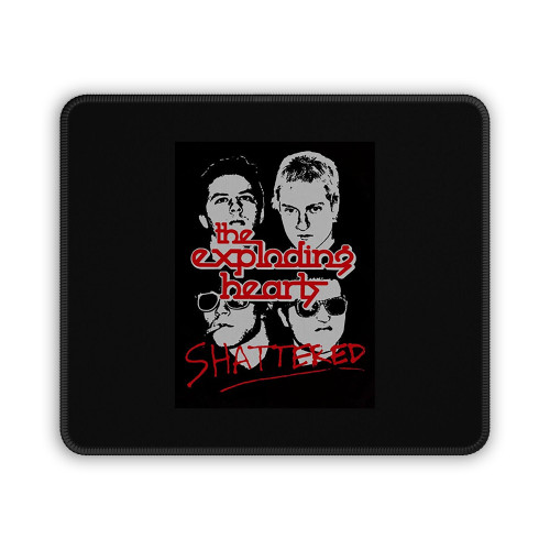 Exploding Hearts Shattered Mouse Pad