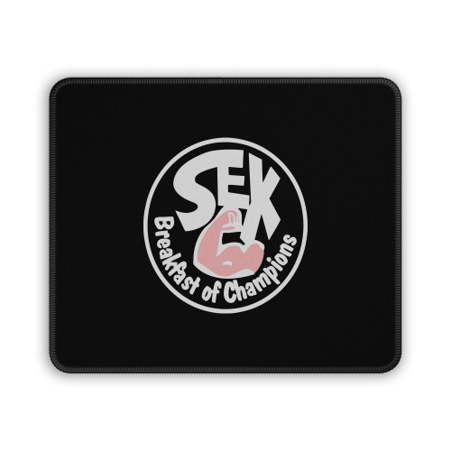 Coloured Breakfast Of Champions Mouse Pad