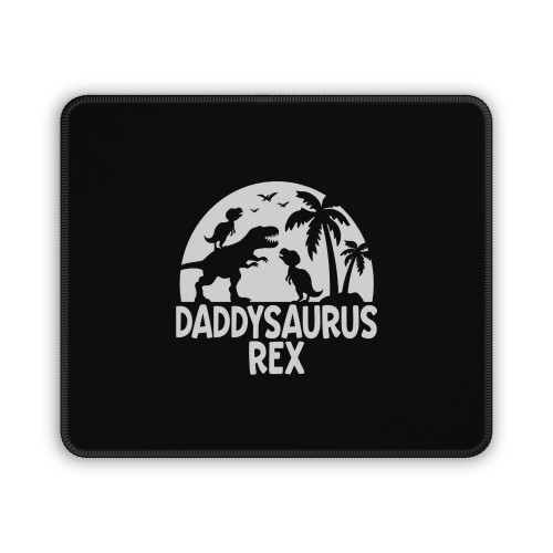 Daddysaurus Trex Dad Jurassic Park Inspired Mouse Pad