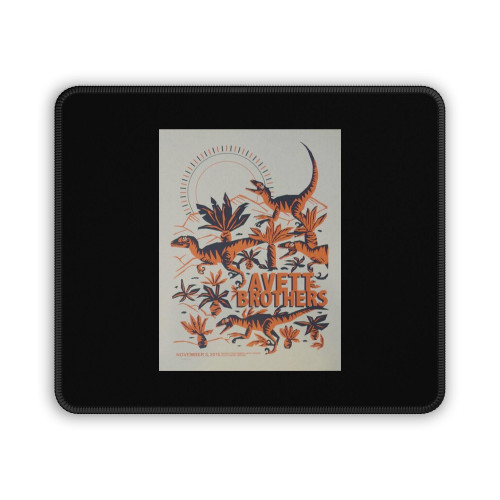 2015 The Avett Brothers South Bend Silkscreen Concert Poster 1 Mouse Pad