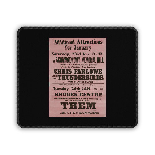 A Chris Farlowe & The Thunderbirds And Them Concert Mouse Pad