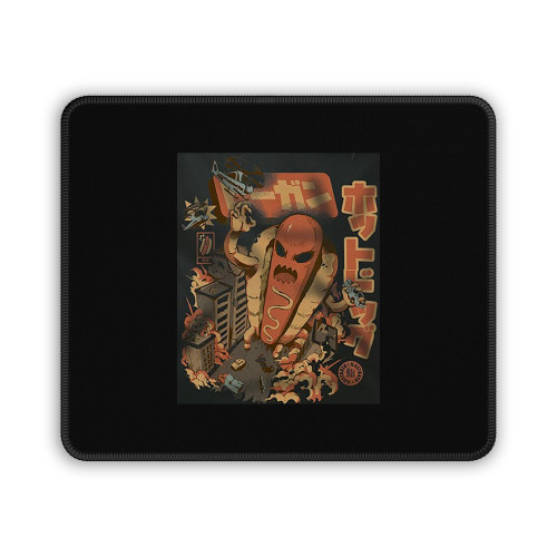Great Hot Dog Monster Mouse Pad