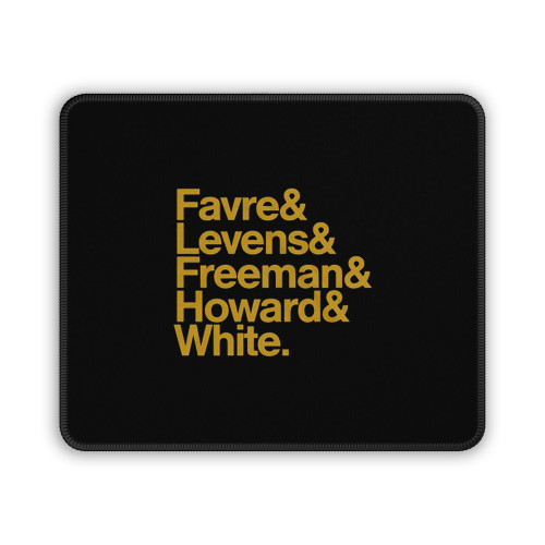 Green Bay In 96 Favre Levens Freeman Howard White Mouse Pad