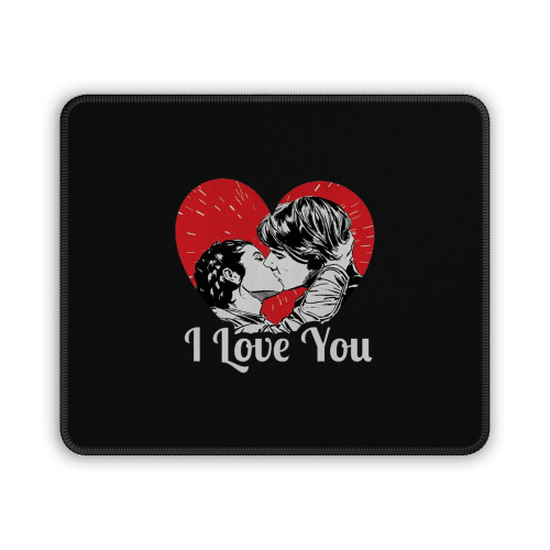 Han And Leia I Love You Heart Mouse Pad