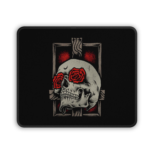 Girls Skull Cross Mouse Pad
