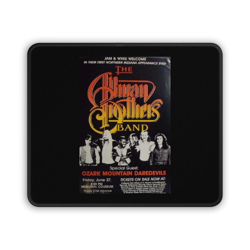 Allman Brothers Fort Wayne 1980 Mouse Pad