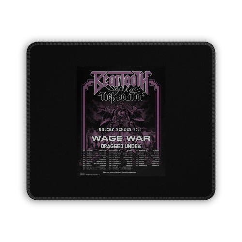 Beartooth The Below Tour Wage War Mouse Pad