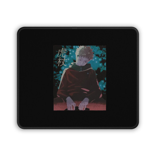 Itadori Sad Kanji Portrait Mouse Pad
