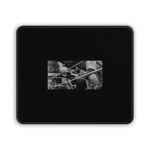 Jim Neidhart Wrestler Known As The Anvil Mouse Pad