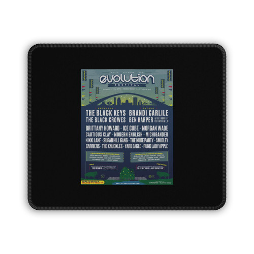 Brandi Carlile The Black Keys The Black Crowes Ben Harper Brittany Howard And More To Perform At Inaugural Evolution Festival Mouse Pad