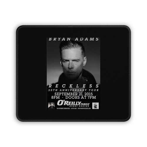 Bryan Adams To Play Springfield Sept. 21 Mouse Pad