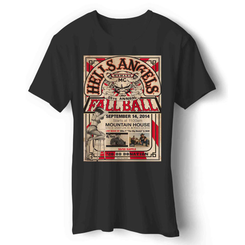 Hells Angels Nomads Fall Ball Man's T-Shirt