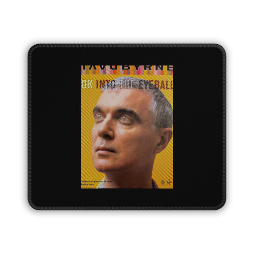 David Byrne Look Into The Eyeball 2001 Promo Poster Mouse Pad