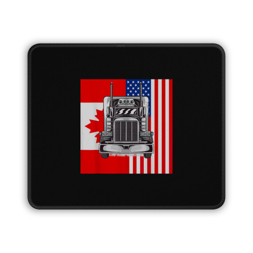 I Support Truckers 2022 We Support Truck Drivers Semi Truck Mouse Pad