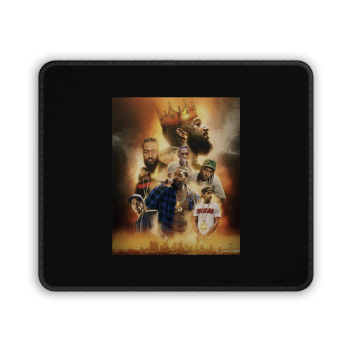 King Nip Nipsey Hussle Black Or White Crenshaw Mouse Pad