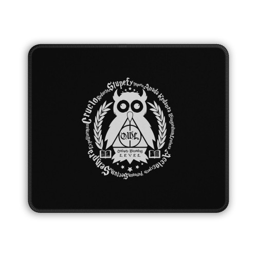 Learn Your Spells Geek Harry Potter Owl Mouse Pad