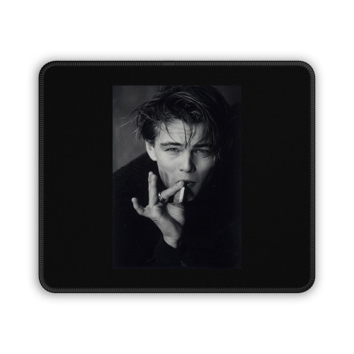 Leonardo Dicaprio Smoking Mouse Pad