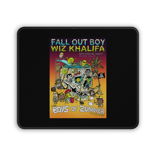 Fall Out Boy And Wiz Khalifa Boys Of Zummer Mouse Pad