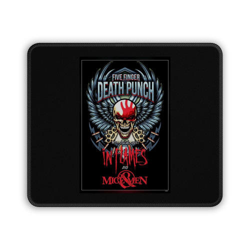 Five Finger Death Punch 5Fdp Heavy Metal Band Ivan L Moody Zoltan Bathory Chris Kael Jason Hook Matte Finish Mouse Pad
