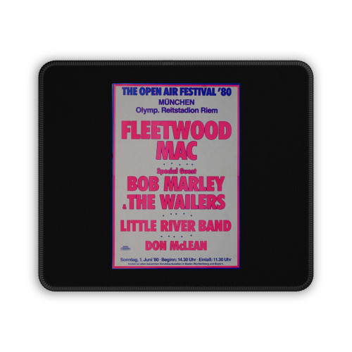 Fleetwood Mac Open Air Munchen 1980 Mouse Pad