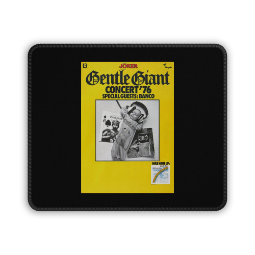 Gentle Giant Playing The Fool 1976 Mouse Pad