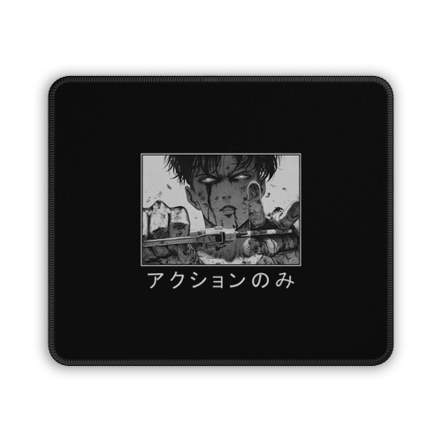 Levi Ackerman Attack On Titan Logo Art Mouse Pad
