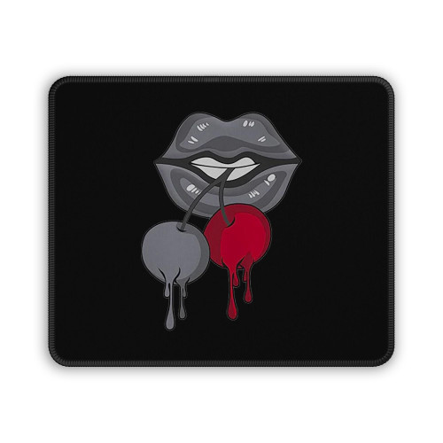 Luscious Lips Dripping Mouse Pad