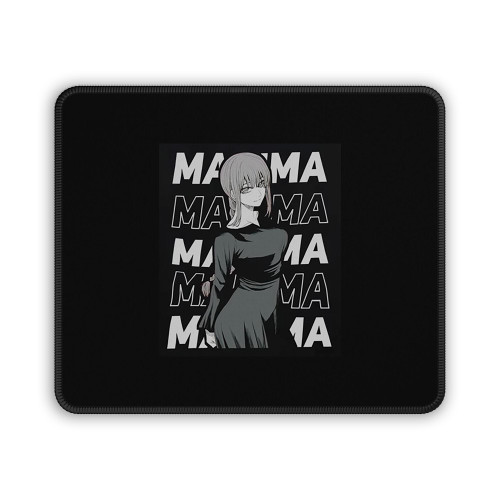 Makima Chain Saw Man Vintage Art Mouse Pad