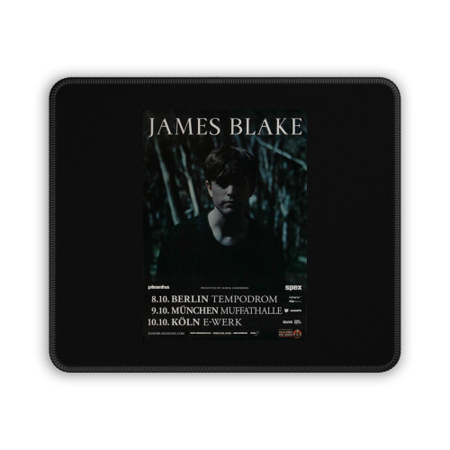 James Blake Overgrown Tour 2013 Mouse Pad
