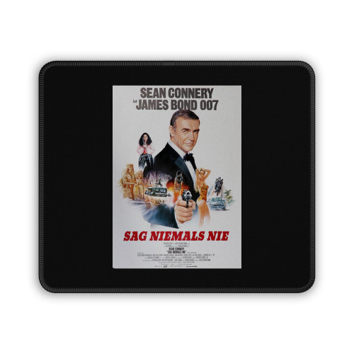 James Bond 007 Ist Sean Connery No Town 1984 Mouse Pad