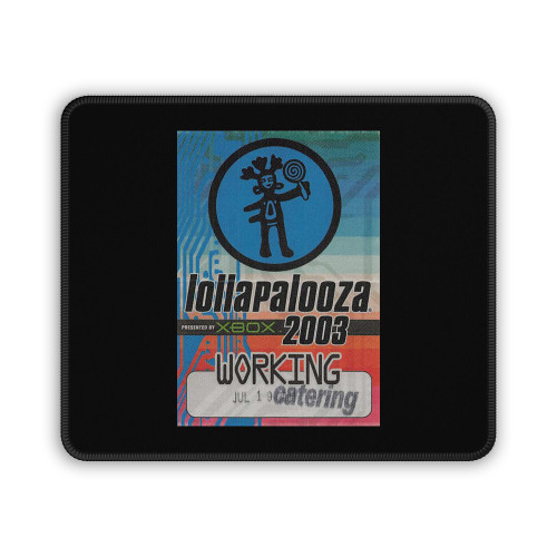 Jane's Addiction Backstage Pass Pittsburgh 2003 Catering Variant Mouse Pad