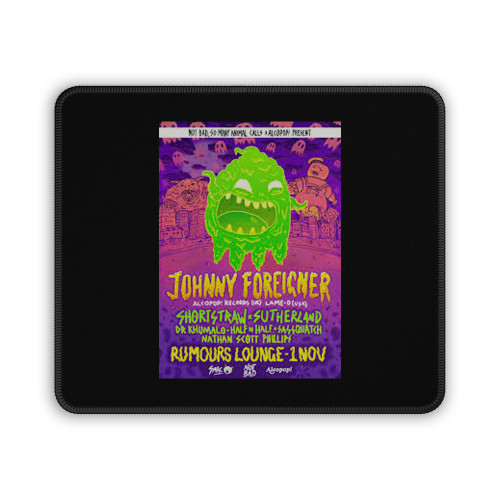 Johnny Foreigner 2014 Sa Tour 1 Mouse Pad