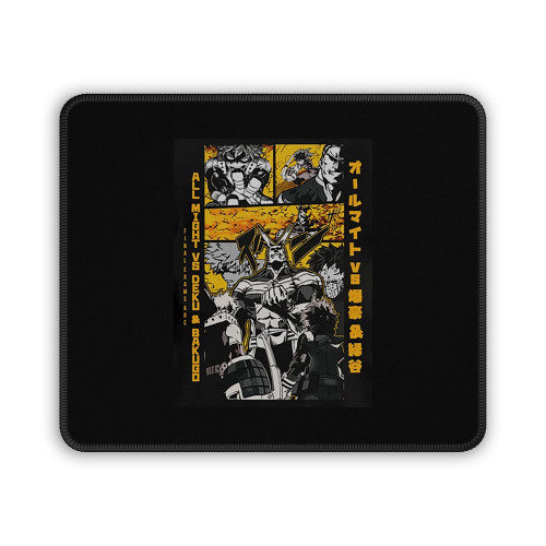 My Hero Academia All Might Vs Midoriya And Bakugo Mouse Pad