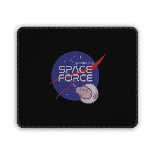 Nasa Parody Peppa Pig Space Force Funny Mouse Pad