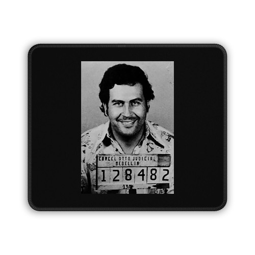 Pablo Escobar Mugshot Art Love Logo Mouse Pad