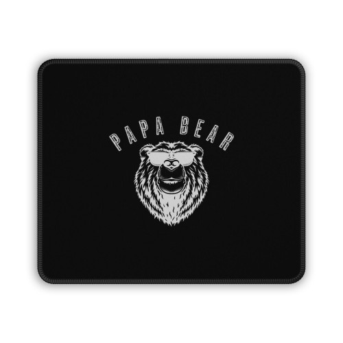Papa Bear Logo Mouse Pad