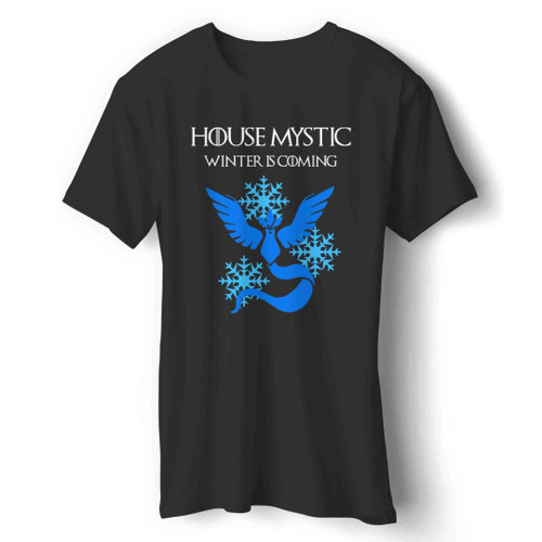 Pokemon Go House Mystic Winter is Coming Game of Thrones Team Mystic Man's T-Shirt