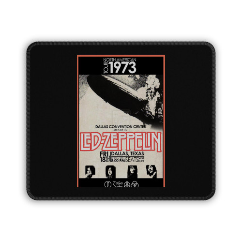Led Zeppelin North American Tour 1973 Mouse Pad