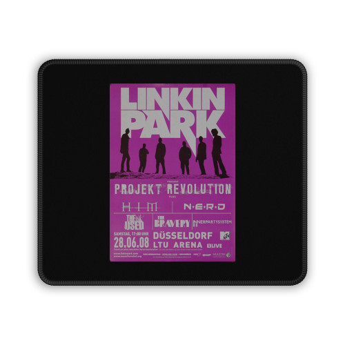 Linkin Park Projekt Revolution Dusseldorf 2008 Mouse Pad Linkin Park Projekt Revolution Dusseldorf 2008 Mouse Pad