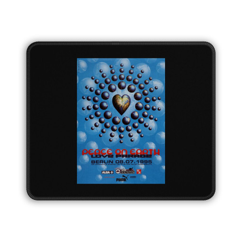 Love Parade Peace On Earth Berlin 1995 Mouse Pad Love Parade Peace On Earth Berlin 1995 Mouse Pad