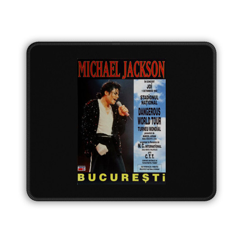 Michael Jackson Live In Bucharest 1992 Mouse Pad