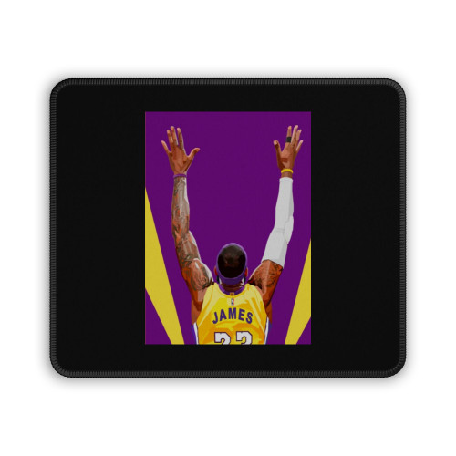 Lebron James Lakers Pop Art Mouse Pad