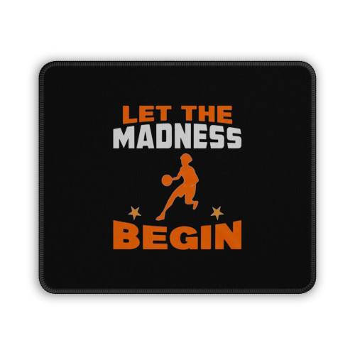 Let The Madness Begin Women Basketball Pull Back Mouse Pad Let The Madness Begin Women Basketball Pull Back Mouse Pad